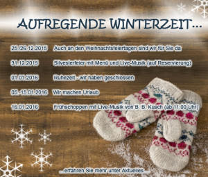 Aufregende Winterzeit